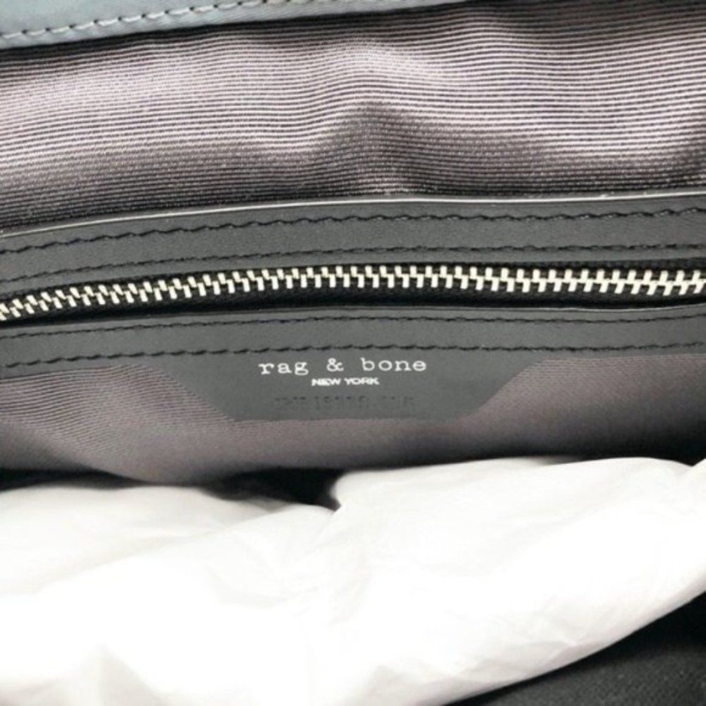 RAG & BONE Nylon & Leather Blue Mini Backpack - Picture 4 of 9